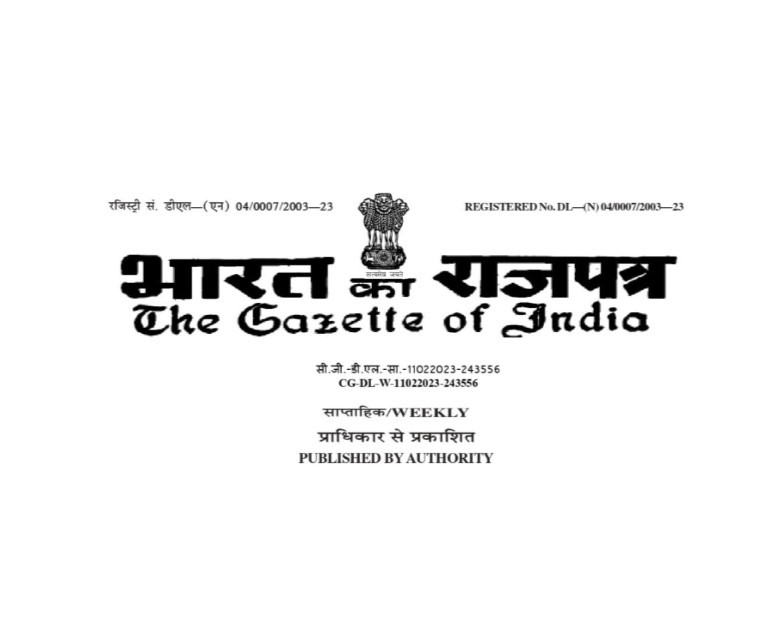 Gazette Notification Services 